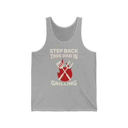 Tank Top - Dad's Best Way to Show Them Guns Grill Out in the Sun - Psychonaut Swag