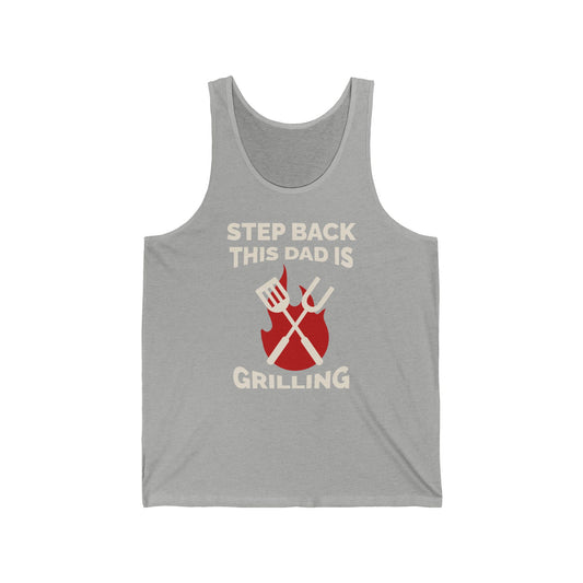 Tank Top - Dad's Best Way to Show Them Guns Grill Out in the Sun - Psychonaut Swag
