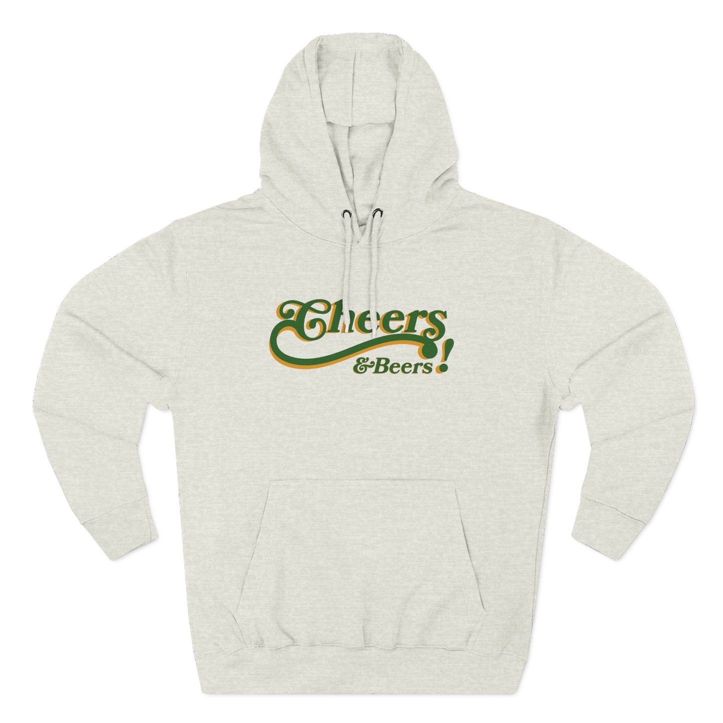 Cheers & Beers Hoodie — Retro Script St. Patrick’s Day Sweatshirt