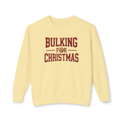 Bulking for Christmas Sweatshirt — Funny Holiday Cookie Eating Crewneck