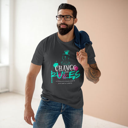 Change the Rules, Bear Adult Staple Tee