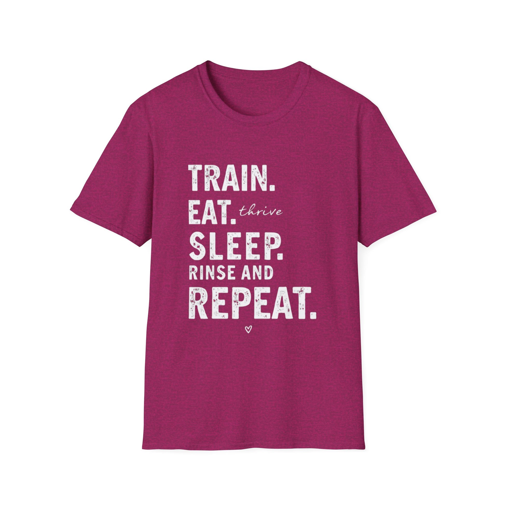 Train Eat Sleep Repeat T-Shirt, Fitness Apparel, Gym Wear, Motivational Shirt, Casual Unisex Tee - Psychonaut Swag
