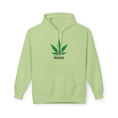 It's Organic, Marijuana Leaf, Unisex Midweight Softstyle Fleece Hoodie