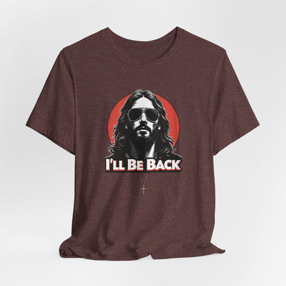 Jesus to return, 80’s retro Rocker T-Shirt, Casual Wear, Movie Quote Shirt, Gift for Fans, Unisex Top