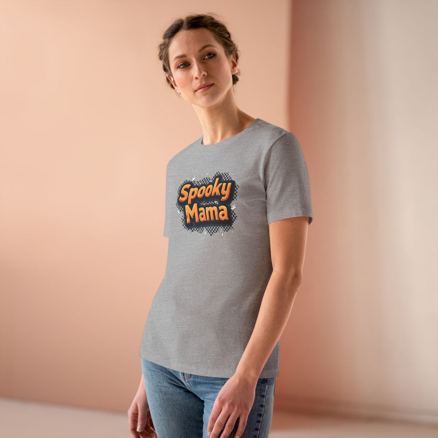 Spooky Mama Tee — Women's Halloween Graphic Shirt