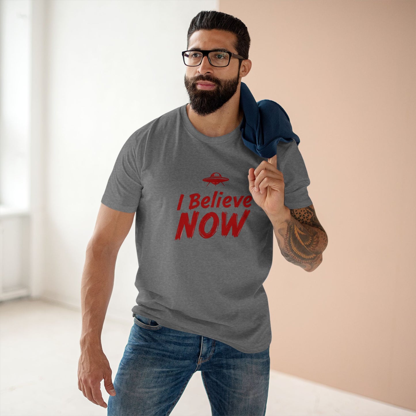 I Believe NOW UFO T-Shirt – Retro Alien Abduction Tee