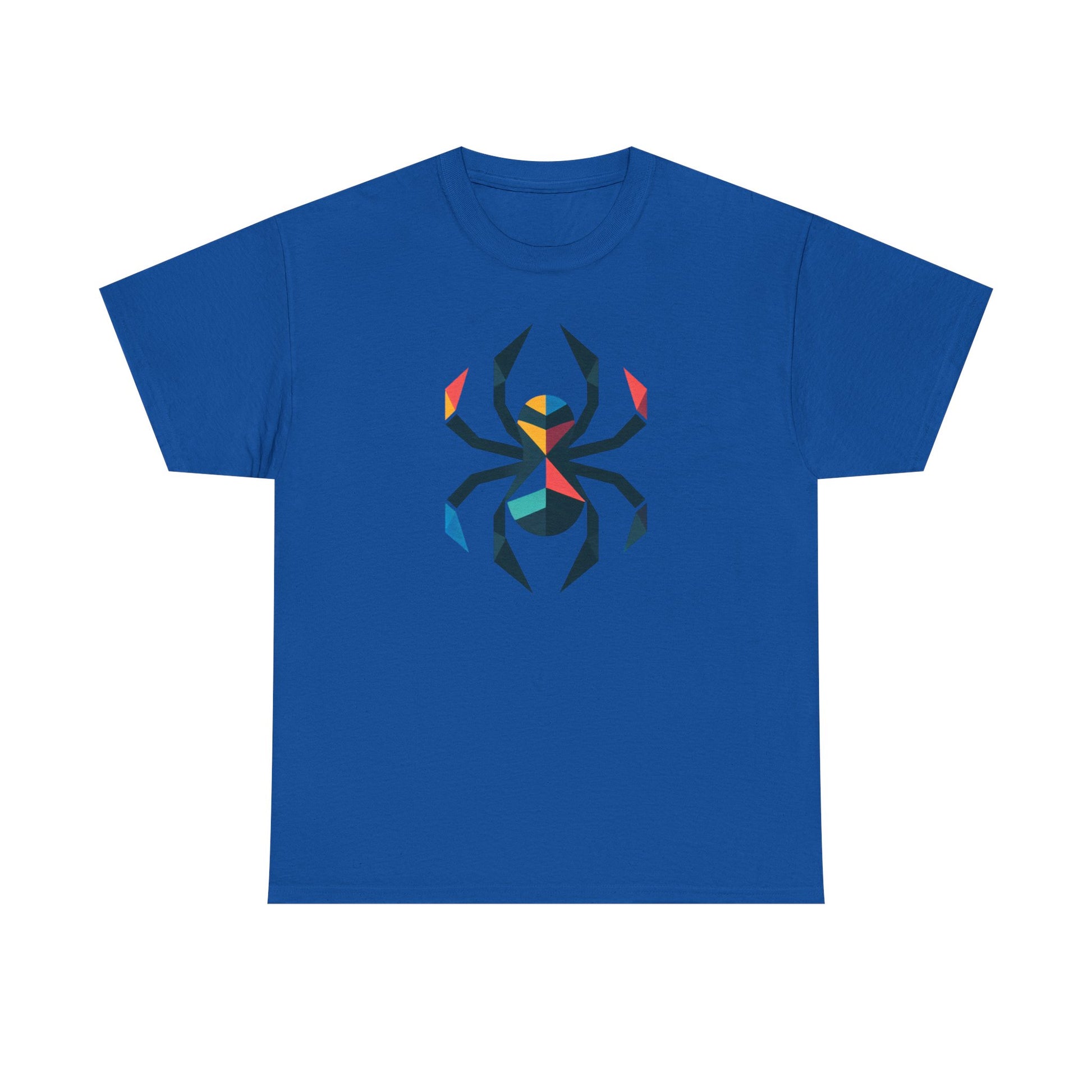 Colorful Spider, Graphic Unisex Heavy Cotton Tee - Psychonaut Swag