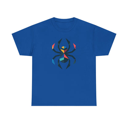 Colorful Spider, Graphic Unisex Heavy Cotton Tee - Psychonaut Swag