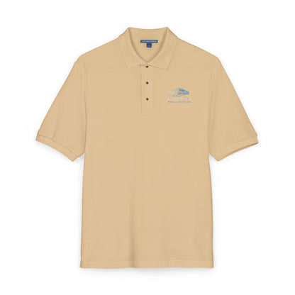 Advanced Mobile, Unisex Polo Shirt with Embroidery, Casual Wear, Gift for Dad, Customizable Shirt, Summer Wardrobe Essential