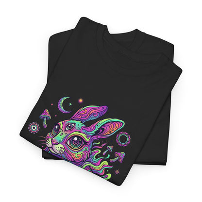 Psychedelic Bunny, Unisex Heavy Cotton Tee