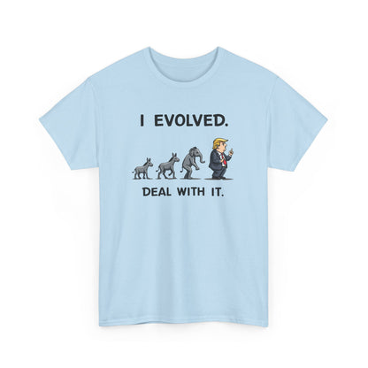 I Evolved, political humor, Funny Unisex T-Shirt, Gift for Dog Lovers, Casual Wear, Statement Shirt - Psychonaut Swag