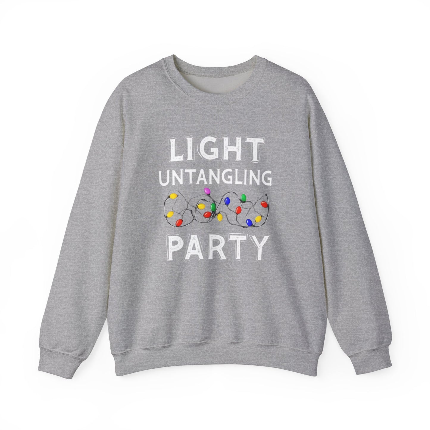 Light Untangling Party, Unisex Heavy Blend™ Crewneck Sweatshirt