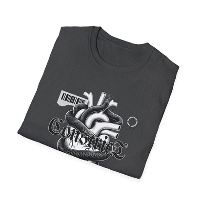 Constricted Heart T-Shirt — Moody Heart Graphic Tee