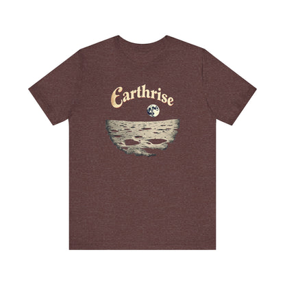 Earthrise Unisex Tee | Vintage Style Graphic Shirt, Eco-Friendly Apparel, Gift for Nature Lovers, Casual Wear, Astronomy Gift