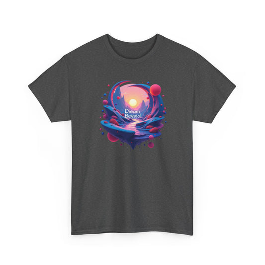 Dream Beyond T-Shirt — Surreal Sunset Landscape Graphic Tee