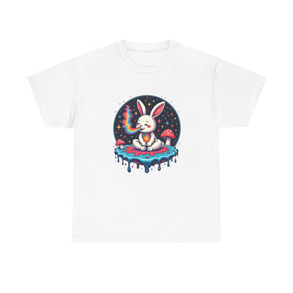 Mystical Bunny Tee — Cute Meditating Rabbit Graphic T-Shirt