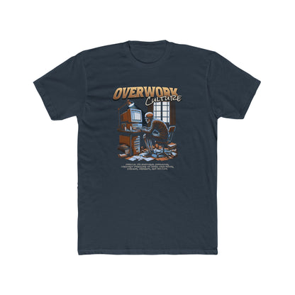Overworked Society — 'Overwork' Graphic Crewneck T-Shirt