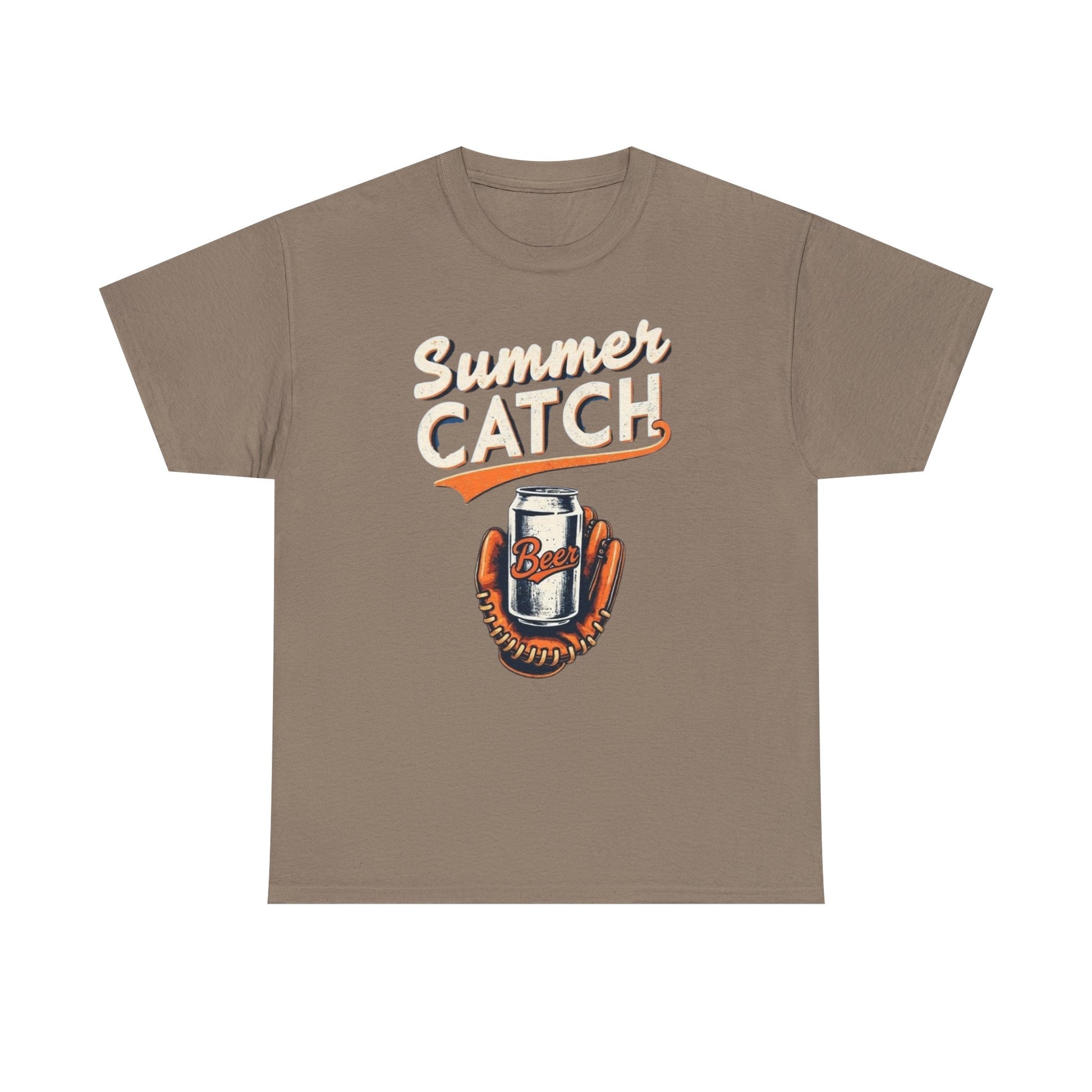 Summer Catch Tee, Casual Summer Shirt, Gift for Beer Lovers, Fun Graphic T-Shirt, Perfect for BBQs and Picnics - Psychonaut Swag