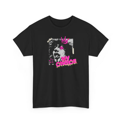 My Choice Graphic Tee — Punk Dog Crown Vintage Streetwear T‑Shirt