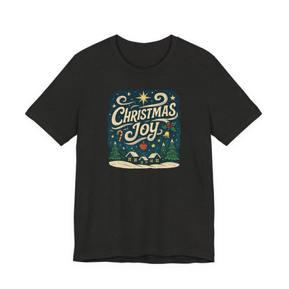 Christmas Joy Holiday T‑Shirt — Festive Winter Village Graphic Tee