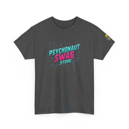 Psychonaut Swag, Human Billboard, Unisex Heavy Cotton Tee