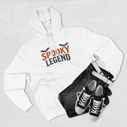 Spooky Legend Hoodie — Halloween Bat Graphic Fleece Sweatshirt