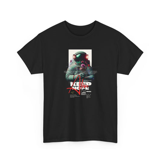 Keep Hope Alive, Astronaut Unisex Heavy Cotton Tee