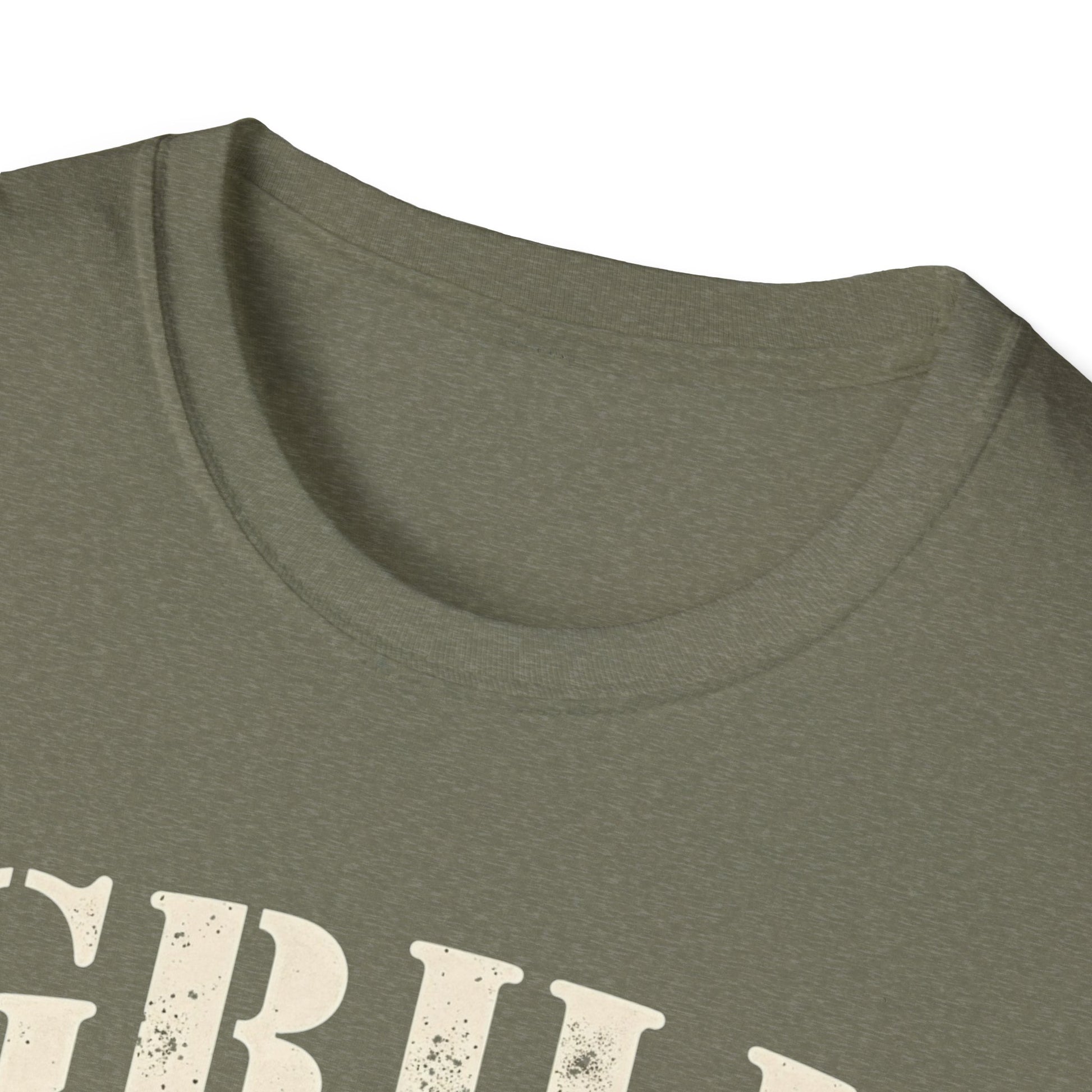 Grill Sergeant T-Shirt, Unisex Softstyle Tee, BBQ Gift, Father's Day Shirt, Grilling Apparel - Psychonaut Swag