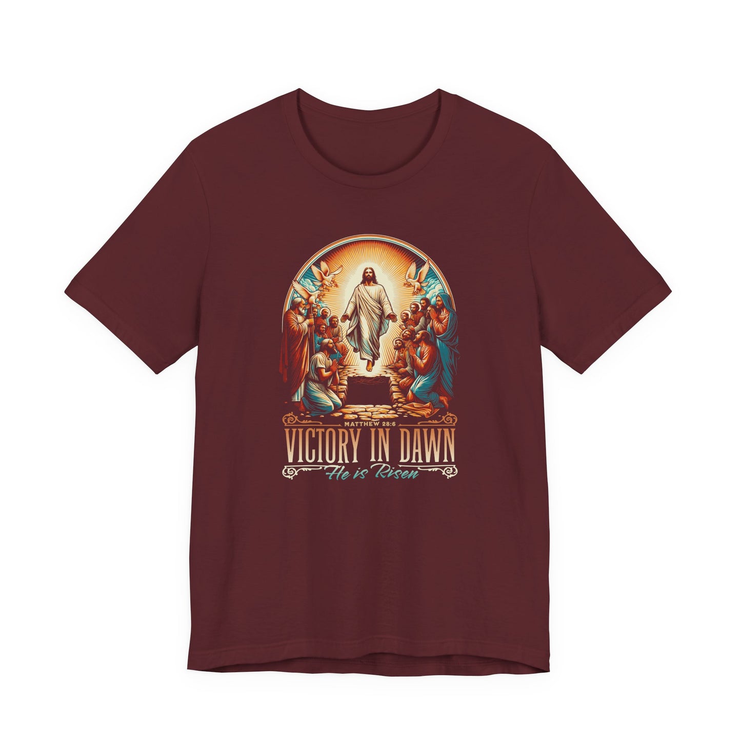 Victory in Dawn Christian T-Shirt — Resurrection Easter Tee