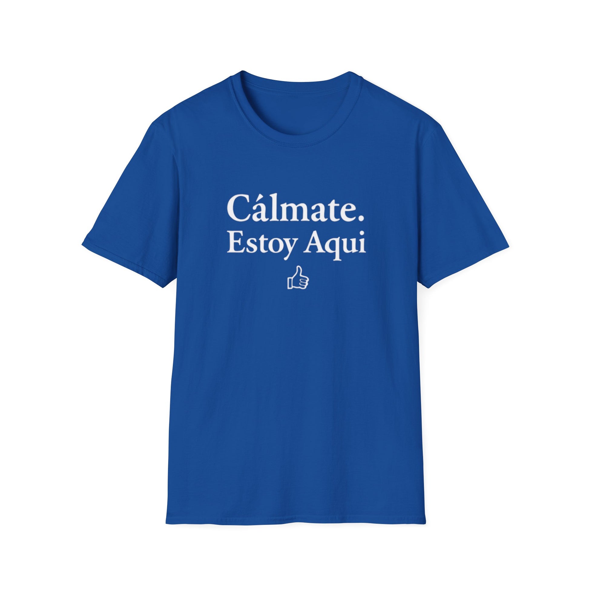 Calm down I’m here, Affirmation Unisex T-Shirt, Relax Shirt, Mindfulness Tee, Casual Wear, Gift for Yoga Lovers, Self-Care Reminder - Psychonaut Swag