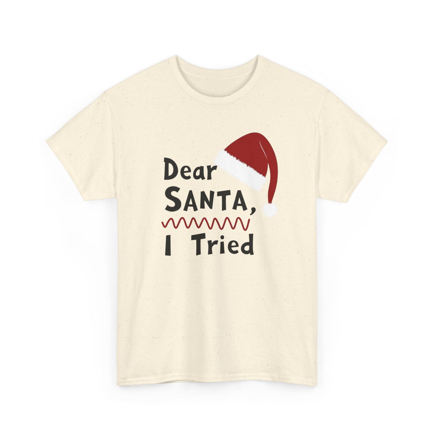 Dear Santa I Tried Christmas T-Shirt