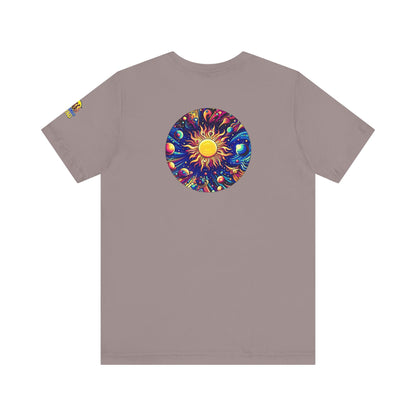 Psychonaut Staple solar system, Unisex Jersey Short Sleeve Tee - Psychonaut Swag
