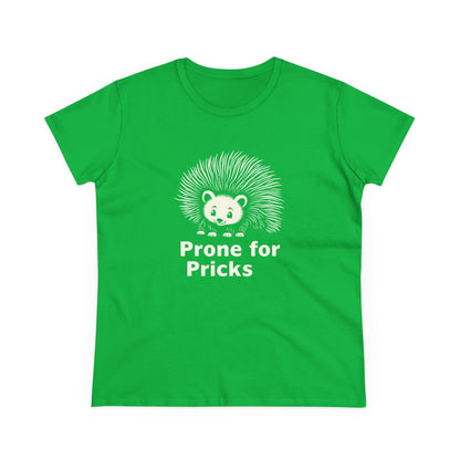 Prone for Pricks, Funny Hedgehog Tee, Quirky Animal Shirt, Cute Graphic Tee, Gift for Animal Lovers, Casual Wear, Summer Top