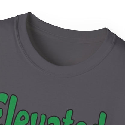 Elevated Mood Cannabis Tee, Unisex Ultra Cotton T-Shirt, Sublimated Graphic Tee, Perfect Gift for 420 Celebrations, Relaxed Fit Tee