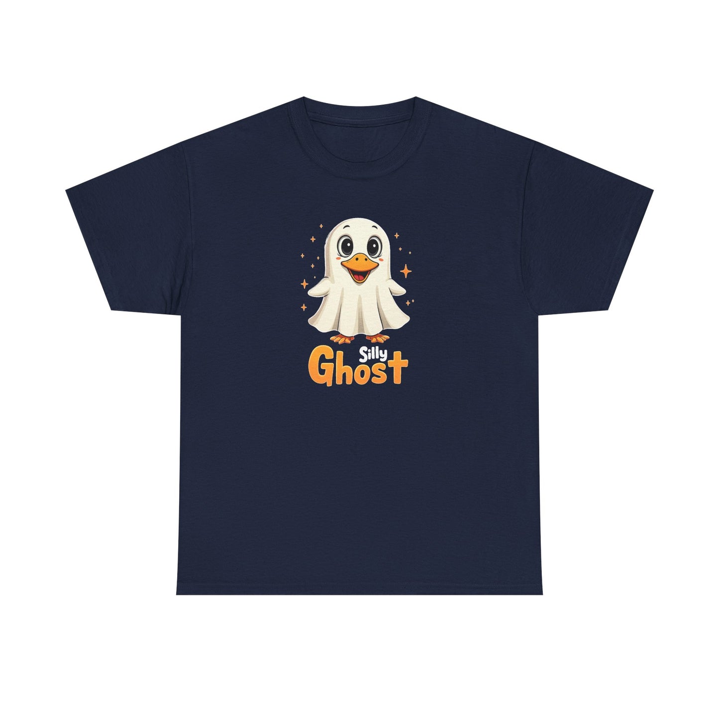 Silly Ghost T‑Shirt — Cute Halloween Ghost Tee for Kids & Adults
