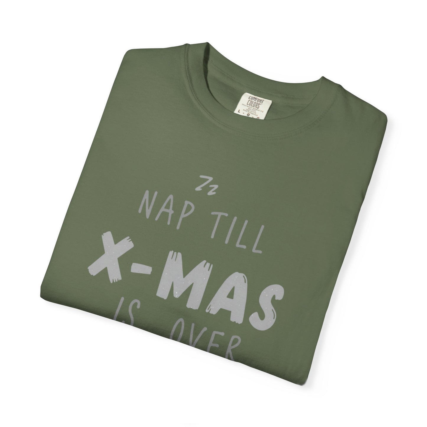 Nap Till X-Mas T-Shirt — Funny Christmas Holiday Tee