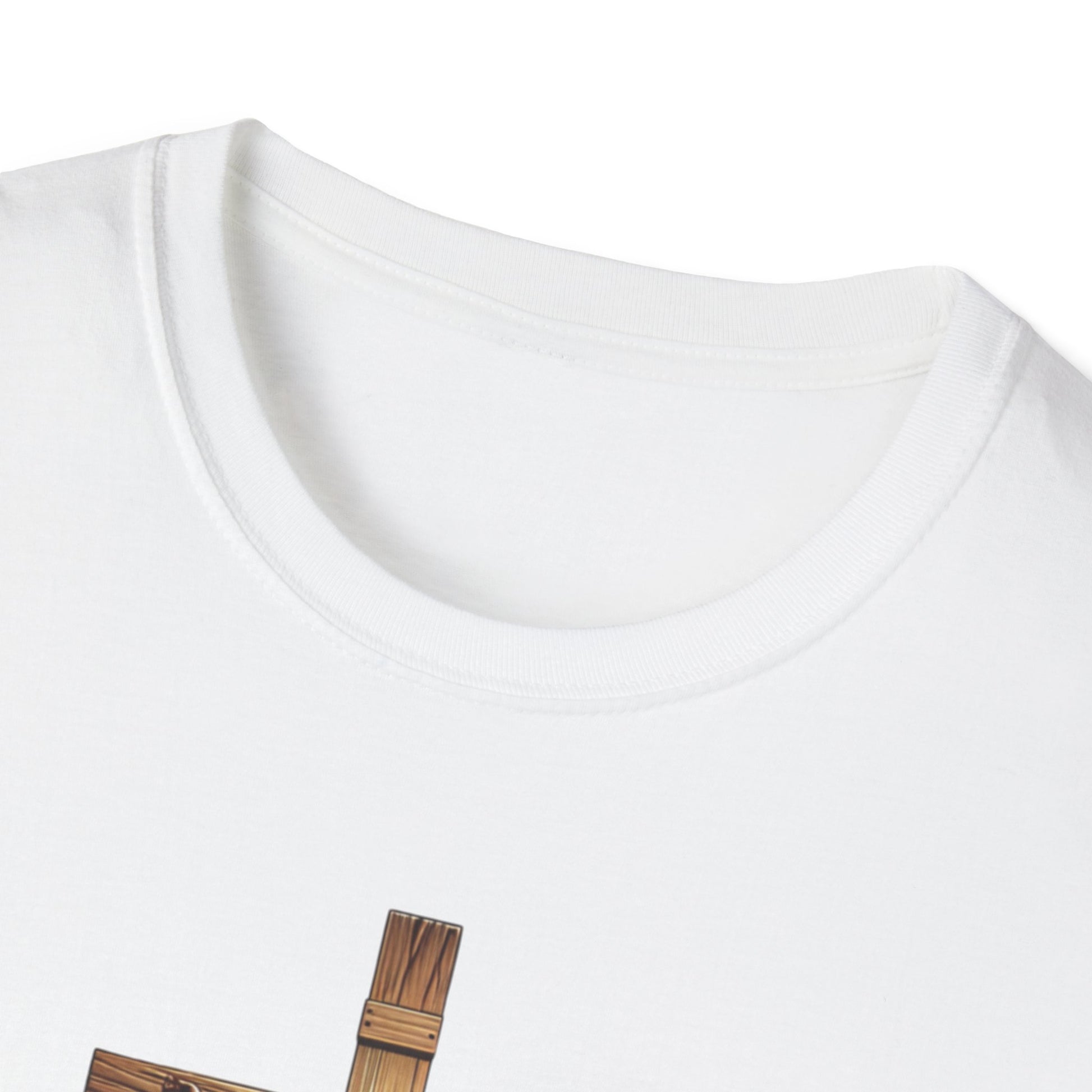 On the Cross, Unisex Softstyle T-Shirt - Psychonaut Swag