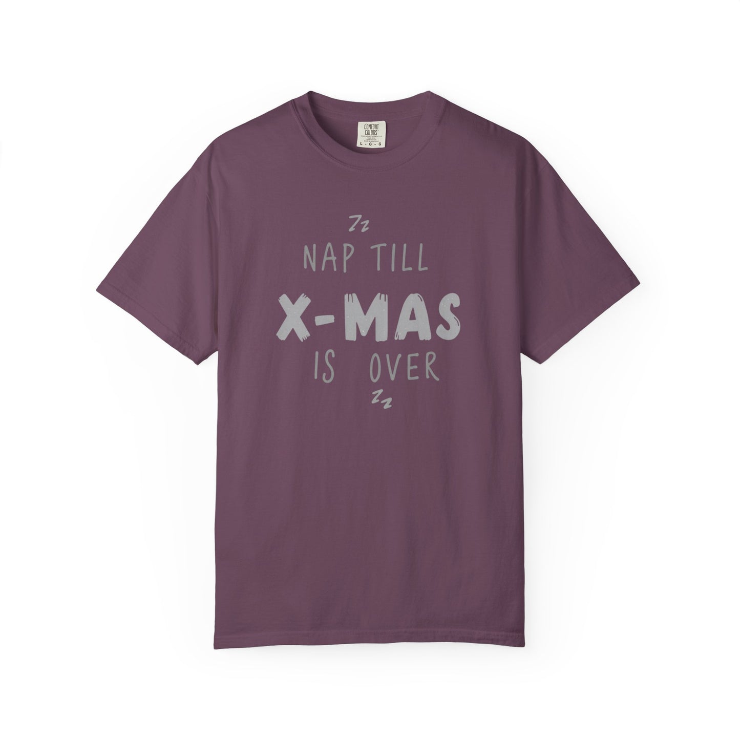 Nap Till X-Mas T-Shirt — Funny Christmas Holiday Tee