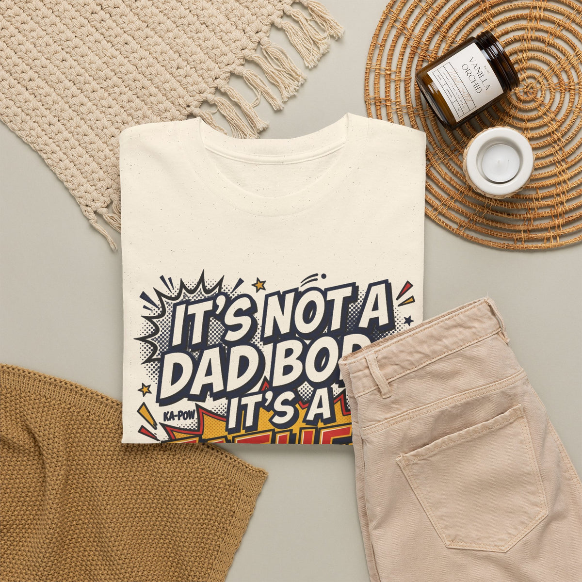Father Figure T-Shirt — "It’s Not a Dad Bod… It’s a Father Figure!" Funny Father’s Day Tee