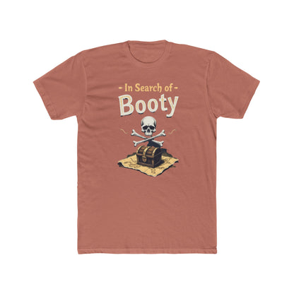 In Search of Booty Pirate T-Shirt, Fun Pirate Tee, Unisex Cotton Tee, Halloween Costume Shirt, Adventure Gift, Nautical Vibe, Unique Humor