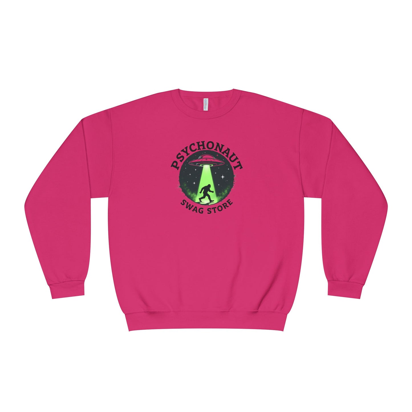 Psychonaut Swag Crewneck Sweatshirt – UFO Abduction Graphic Pullover