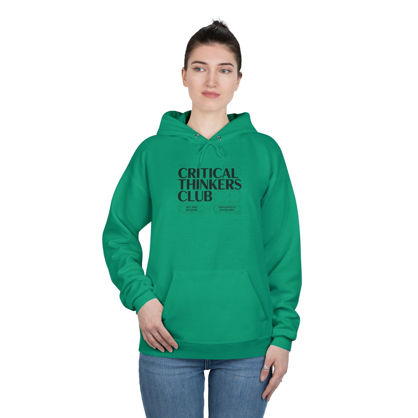 Critical Thinkers Club Hoodie — Graphic Pullover for Students & Intellectuals