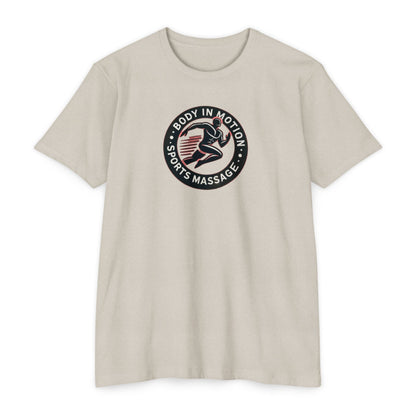 Body In Motion Sports Massage T-Shirt — Recovery & Mobility Athletic Tee