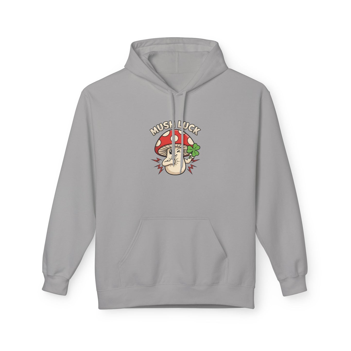 Mush-Luck Mushroom Hoodie – Cute Lucky Mushroom Graphic Pullover