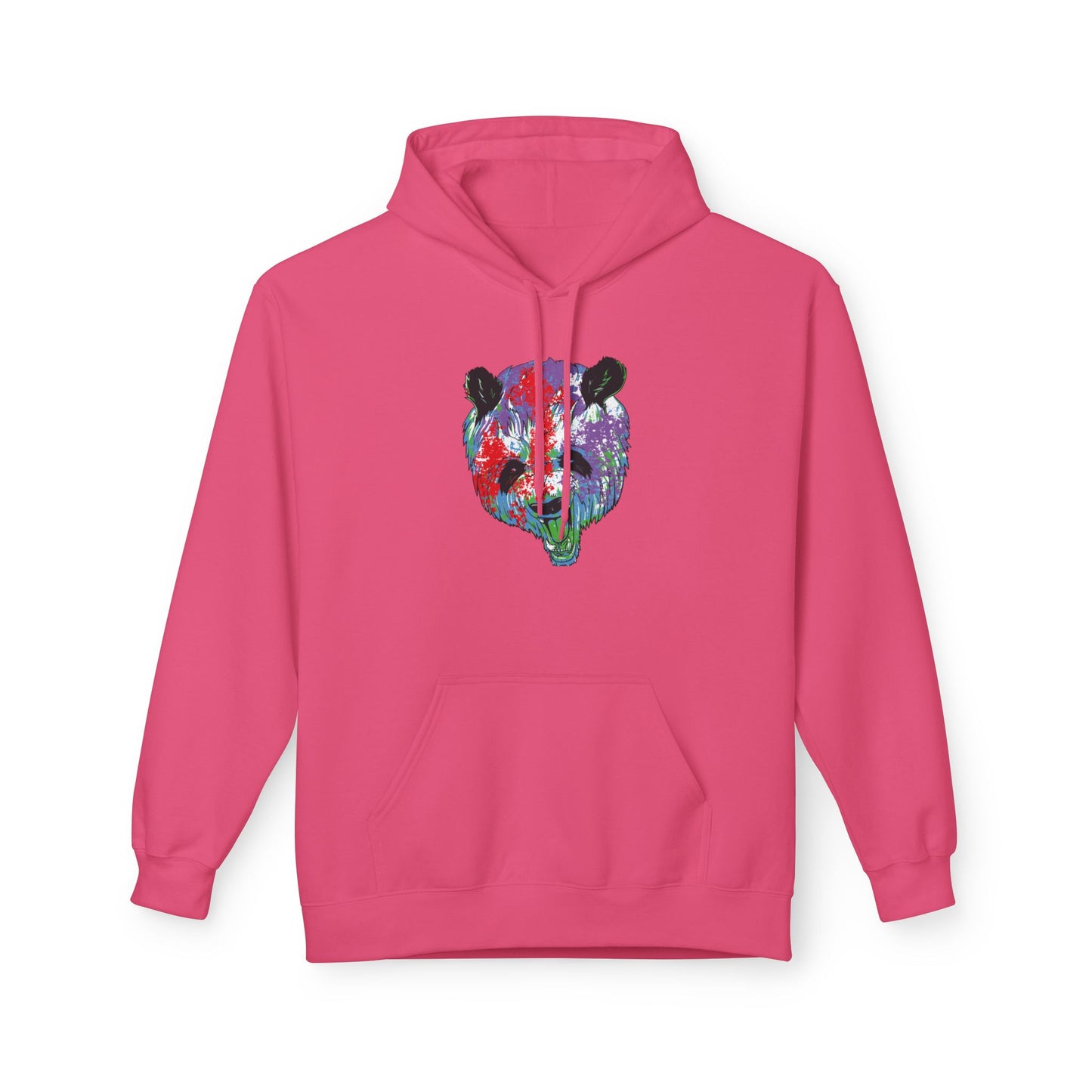 Psychedelic Panda, Unisex Midweight Softstyle Fleece Hoodie