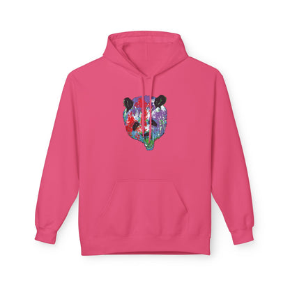 Psychedelic Panda, Unisex Midweight Softstyle Fleece Hoodie