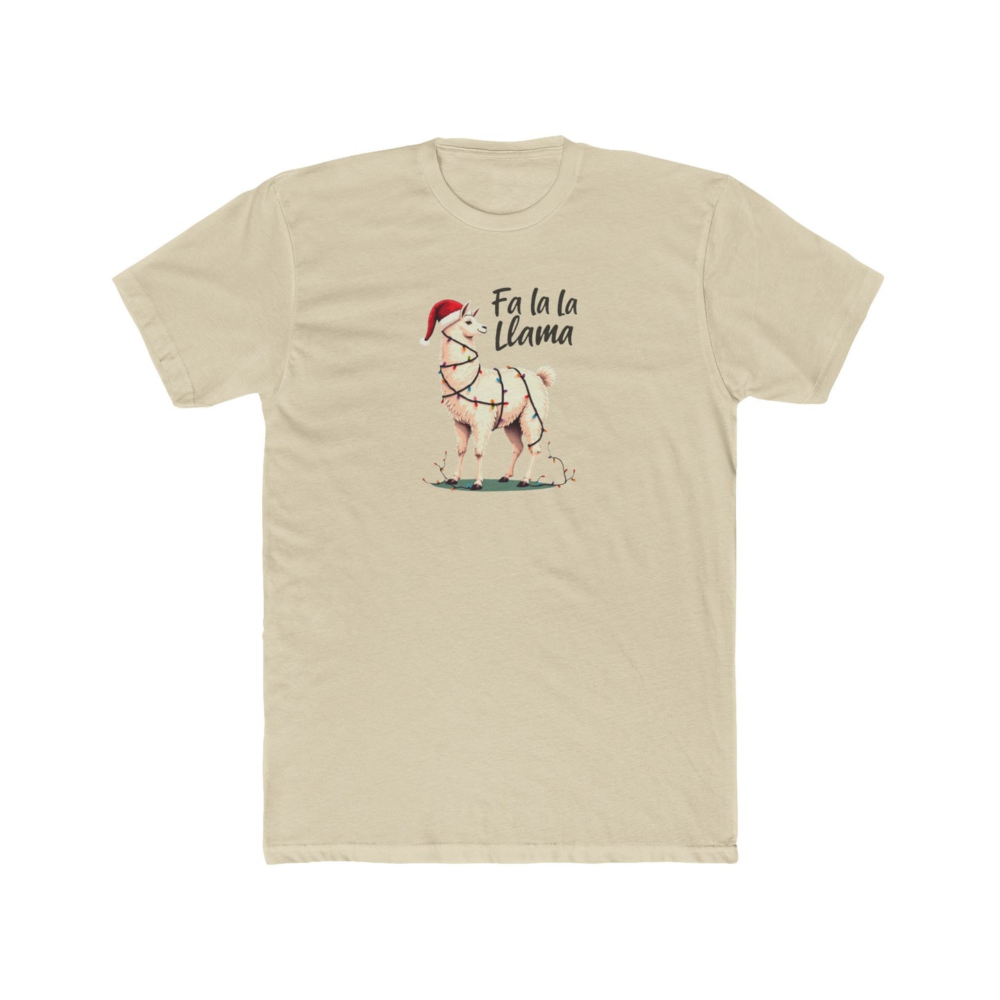 Fa La Llama Christmas Tee — Cute Llama Holiday T-Shirt