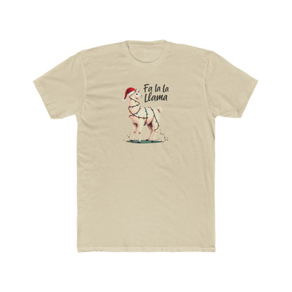 Fa La Llama Christmas Tee — Cute Llama Holiday T-Shirt