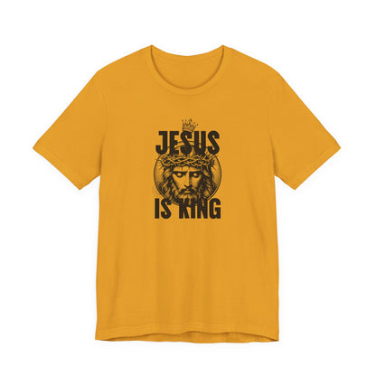 Jesus Is King T-Shirt — Crown of Thorns Christian Tee