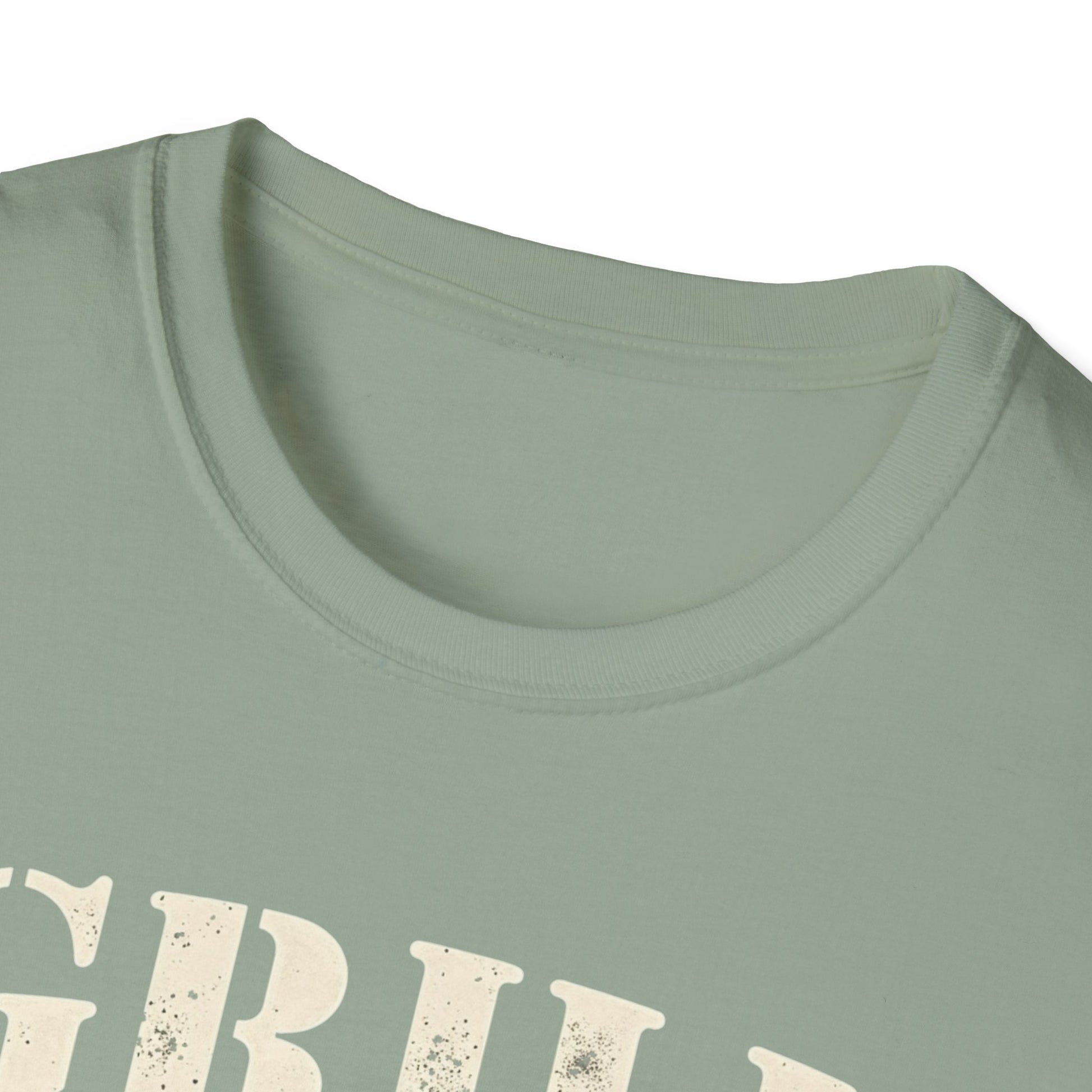 Grill Sergeant T-Shirt, Unisex Softstyle Tee, BBQ Gift, Father's Day Shirt, Grilling Apparel - Psychonaut Swag